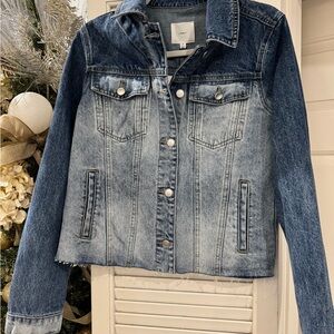New With Tags! A loves A brand Classic Blue Denim Women's Jean Jacket Sz MED